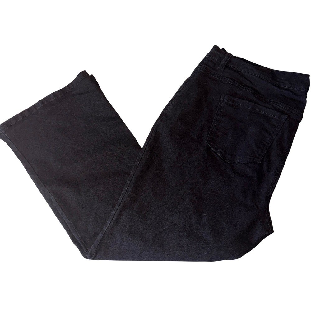 Gloria Vanderbilt Amanda Bootcut Jeans 20WS Black High Rise Stretch Denim